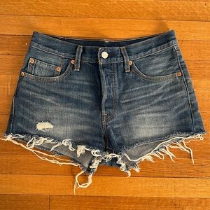 Levi’s 501 Cut-Off Shorts. Size 27 waist. Button fly.
